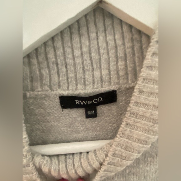 RW& CO sleeveless mock neck sweater size medium - Picture 4 of 8